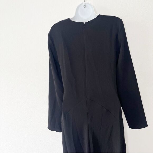 NWT ba&sh Yona Cutout Midi Long Sleeve Black Dress Small Special Occasion Chic - Picture 6 of 8